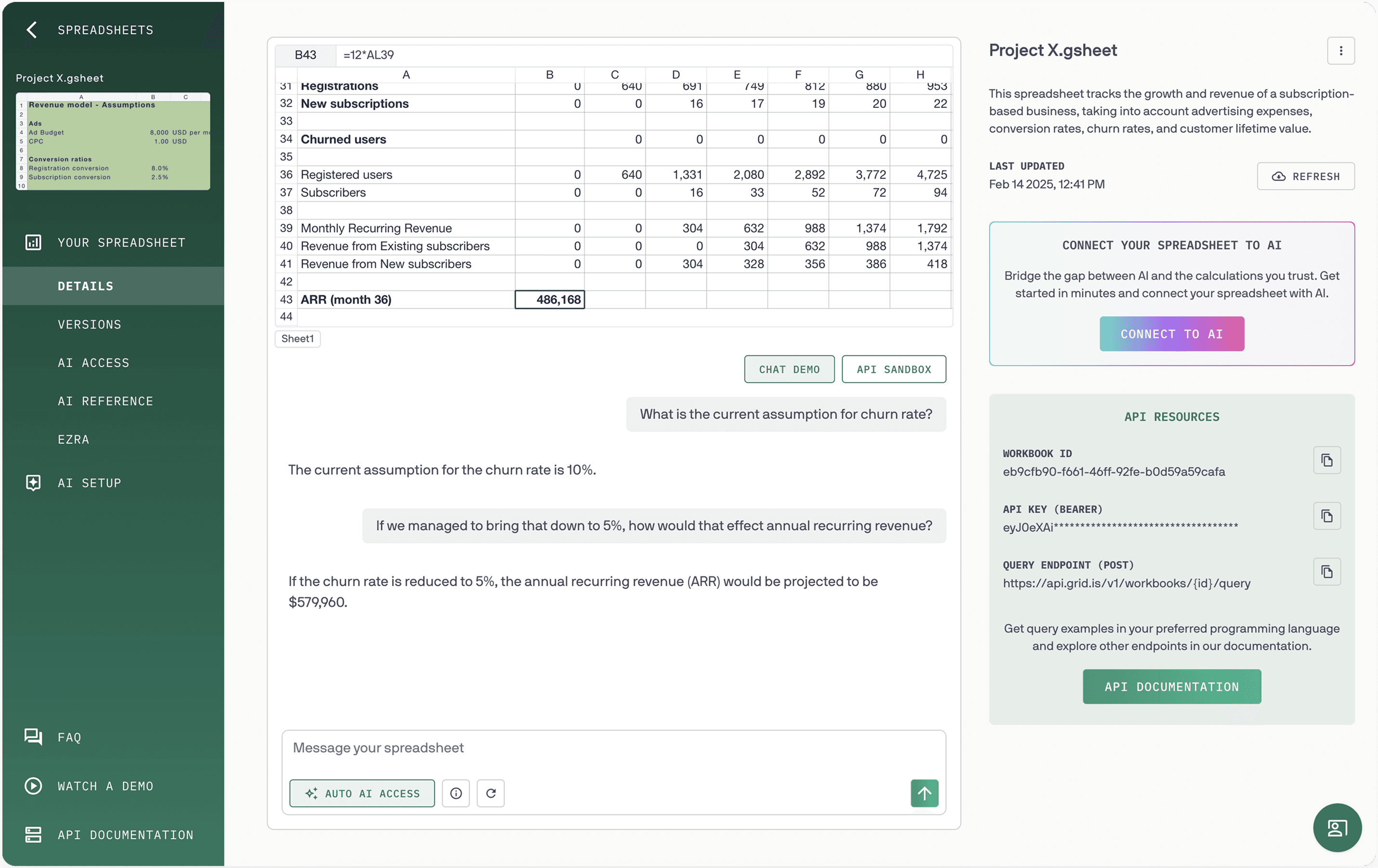 Language Spreadsheet GRID — Spreadsheets run the world